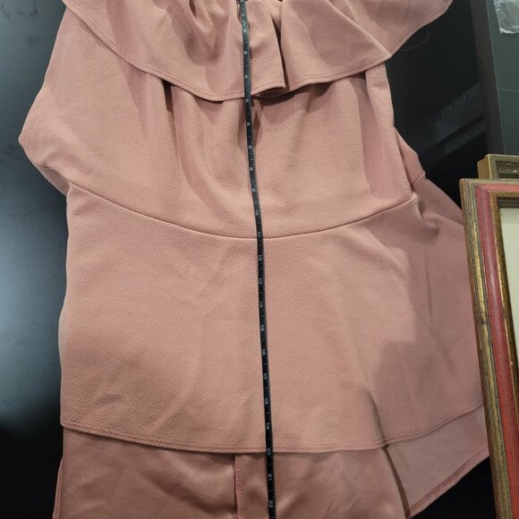 Pink Off‑The‑Shoulder Ruffle Blouse - Picture 6 of 10